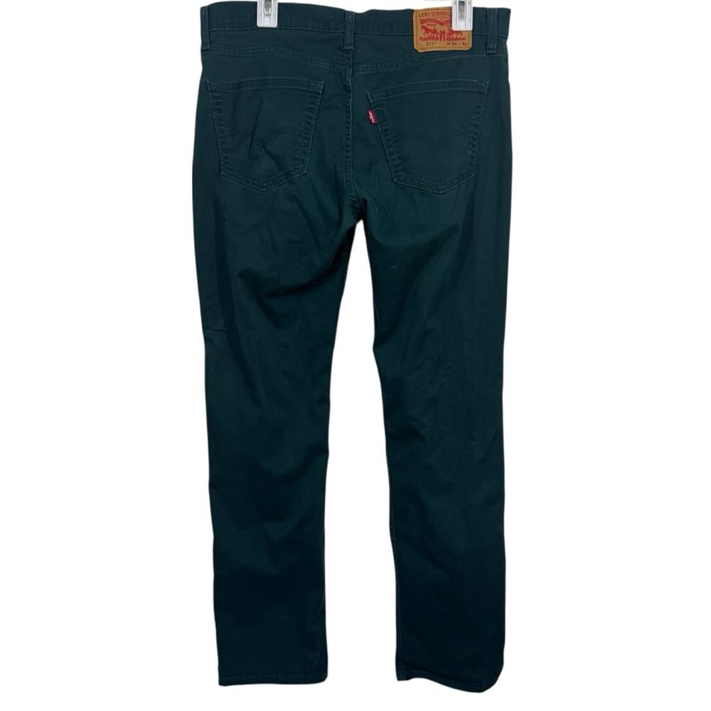 Levi's 34x32 511 Pine Green Slim Fit Jeans